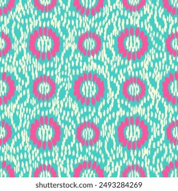 Seamless abstract pattern with floral ornament
