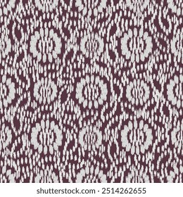 Seamless abstract pattern with floral ornament
