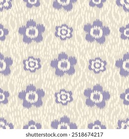 Seamless abstract pattern with floral ornament
