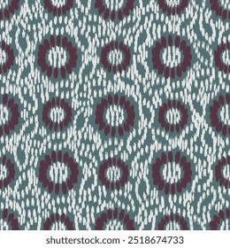 Seamless abstract pattern with floral ornament
