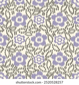 Seamless abstract pattern with floral ornament
