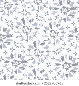 Seamless abstract pattern with floral ornament
