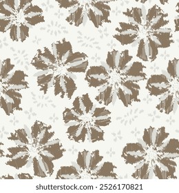 Padrão abstrato sem emenda com ornamento floral
