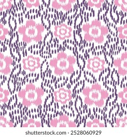 Padrão abstrato sem emenda com ornamento floral
