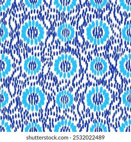 Patrón abstracto sin fisuras con adorno floral
