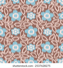 Padrão abstrato sem emenda com ornamento floral
