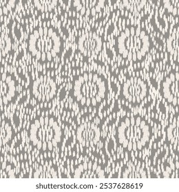 Seamless abstract pattern with floral ornament
