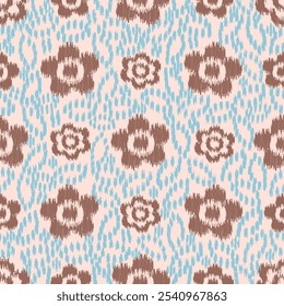 Padrão abstrato sem emenda com ornamento floral
