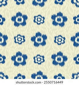 Seamless abstract pattern with floral ornament
