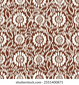 Padrão abstrato sem emenda com ornamento floral
