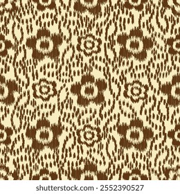 Padrão abstrato sem emenda com ornamento floral
