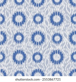 Seamless abstract pattern with floral ornament
