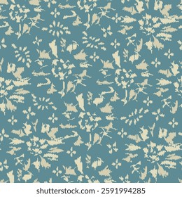 Seamless abstract pattern with floral ornament
