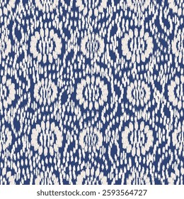 Seamless abstract pattern with floral ornament
