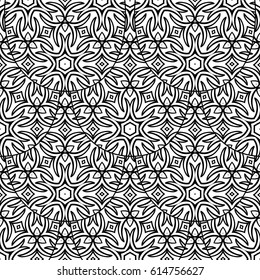 seamless abstract pattern floral ornament. vector illustration. For design, wallpaper, background fills, card, banner.