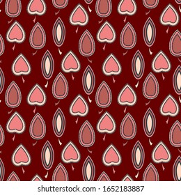 Seamless abstract pattern. Floral print for textiles and paper. Vector illustration.