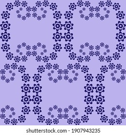 Seamless abstract pattern. Floral print for textiles and paper. Vector illustration.