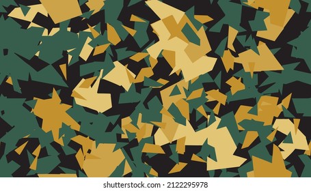 Patrón abstracto sin inconvenientes con camuflaje forestal. Enmascaramiento militar para diferentes materiales. Textura caqui.