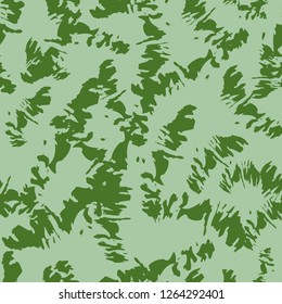 Seamless abstract pattern in the form of green cracks, scratches, on a light green background. Craquelure. Great for decorating fabrics, textiles, gift wrapping design, any printed materials.