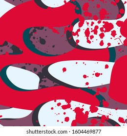 Seamless abstract pattern fot textile, print, design.