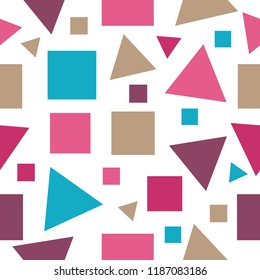 Seamless abstract pattern with geometric pattern.
