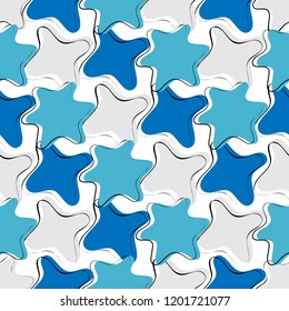 Seamless abstract pattern with geometric pattern.
