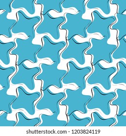 Seamless abstract pattern with geometric pattern.
