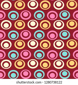Seamless abstract pattern with geometric pattern.

