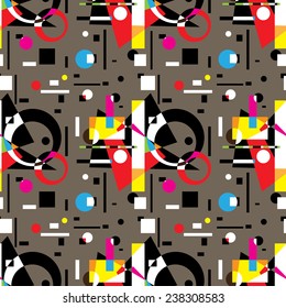 Seamless abstract pattern geometric pattern.