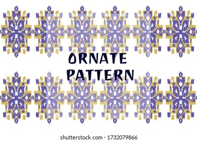 Seamless abstract pattern. Geometric embroidery. Folk ornament. Tribal aztec ethnic texture