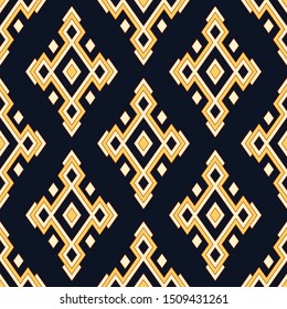 Seamless abstract pattern. Geometric ornament in ethnic style. Vector illustration.