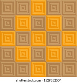 Seamless abstract pattern. Geometric ornament with imitation of embroidery. Vector illustration.