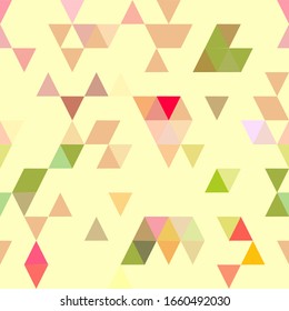 Seamless abstract pattern. Geometric print composed of triangles and polygons. Background