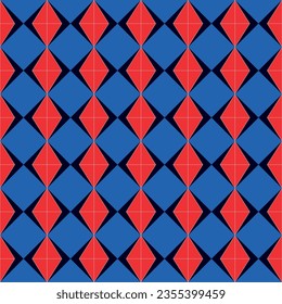 Seamless abstract pattern with geometric shapes Geometrical retro template for fabric background surface design packaging wrapping paper wallpaper Vector illustration