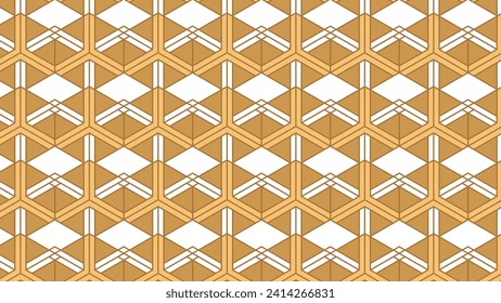 Patrón abstracto sin inconvenientes con formas geométricas Plantilla retro geométrica para el diseño de fondo de tela envoltura papel tapiz Vector ilustración