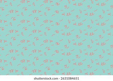 Seamless abstract pattern with geometric shapes	
