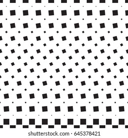 Seamless abstract pattern of geometric shapes, halftone