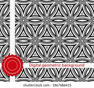Seamless abstract pattern. Geometric simple print. Vector illustration. For design, interior, wallpaper, print