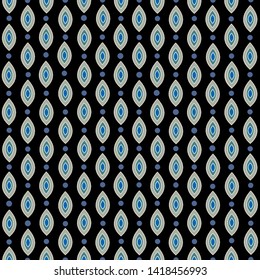 Seamless abstract pattern in geometric style.