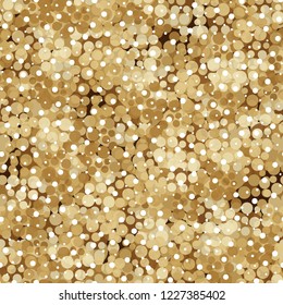Seamless abstract pattern. Golden shades with highlights.