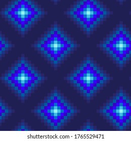 Seamless abstract pattern of gradient rombs. vector  background