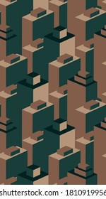 Seamless abstract pattern. Graphic modern ornament for presentations, posters, fabrics.