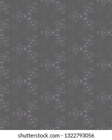 Seamless abstract pattern, graphics. Vector illustration, can be used for fabrics, wallpaper and wrapping paper.