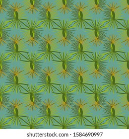 seamless abstract pattern. green needles