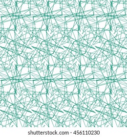 Seamless abstract pattern with guilloche ornament isolated on white (transparent) background. Vector illustration eps