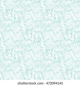 Seamless abstract pattern with guilloche ornament isolated on white (transparent) background. Vector illustration eps