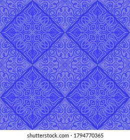 Seamless abstract pattern. Hand drawn vector background. Trendy seamless mandala, fabric texture, wrapping.