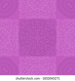 Seamless abstract pattern. Hand drawn vector background. Trendy seamless mandala, fabric texture, wrapping.