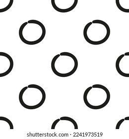 Seamless abstract pattern with hand drawn circles