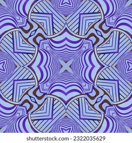 Seamless abstract pattern, hand drawn texture for Wedding, Bridal, Valentine's day or Birthday Invitations. Floral geometric background. Fabric or paper print.